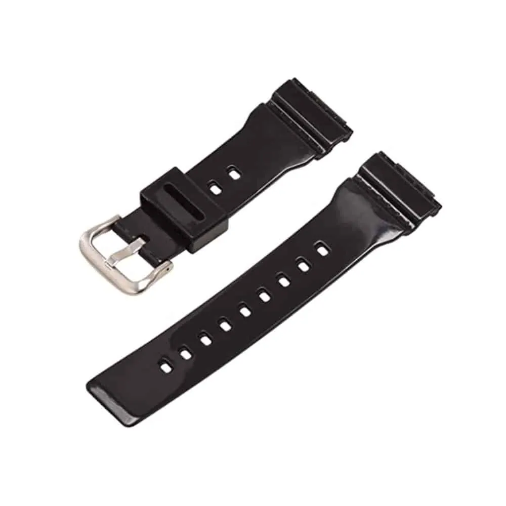 Replacement Silicone Strap for Casio Baby-G BA-110- Black