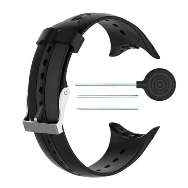 Replacement Silicone Strap for Garmin Swim - Black