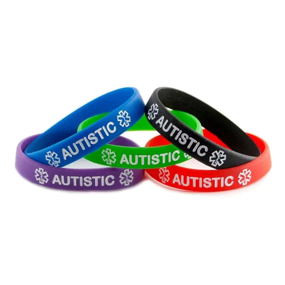 AUTISIC WRIST BAND,5pcs/set