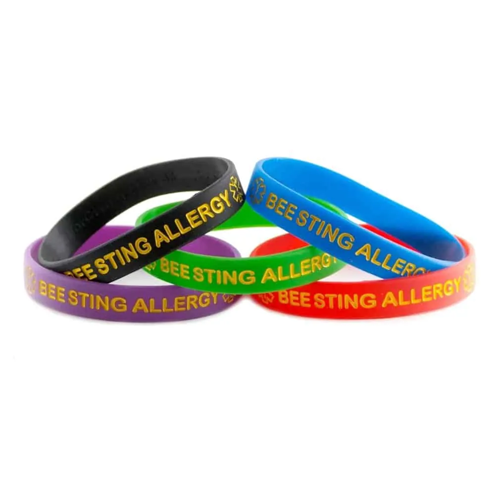 Beesting Allergy Bracelet,5pcs/set