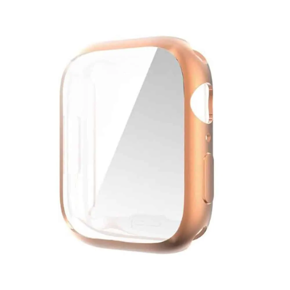 Protective frame case for Apple iWatch 7 (41mm) - Rose Gold