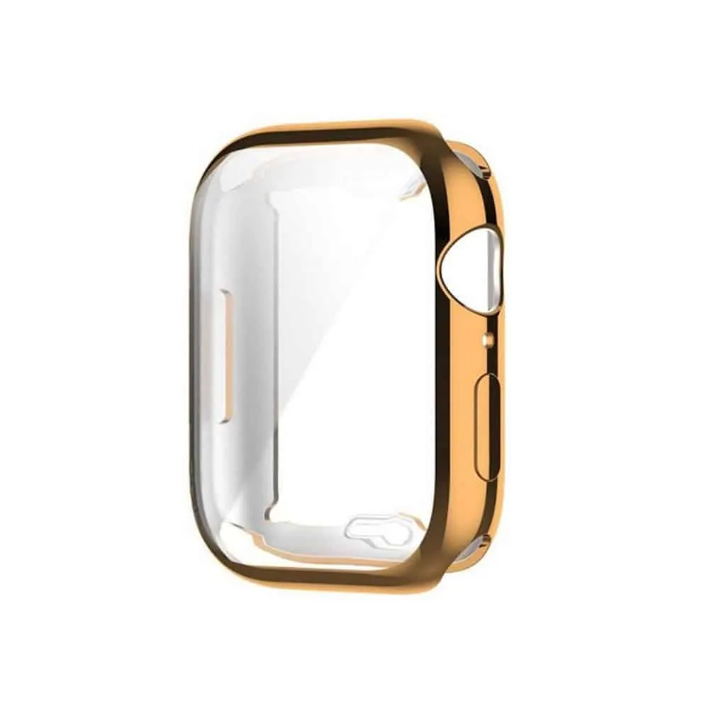Protective frame case for Apple iWatch 7 (45mm) - Rose Gold