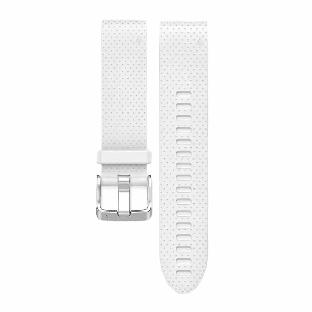 20mm EasyFit Silicone Strap for Garmin - White