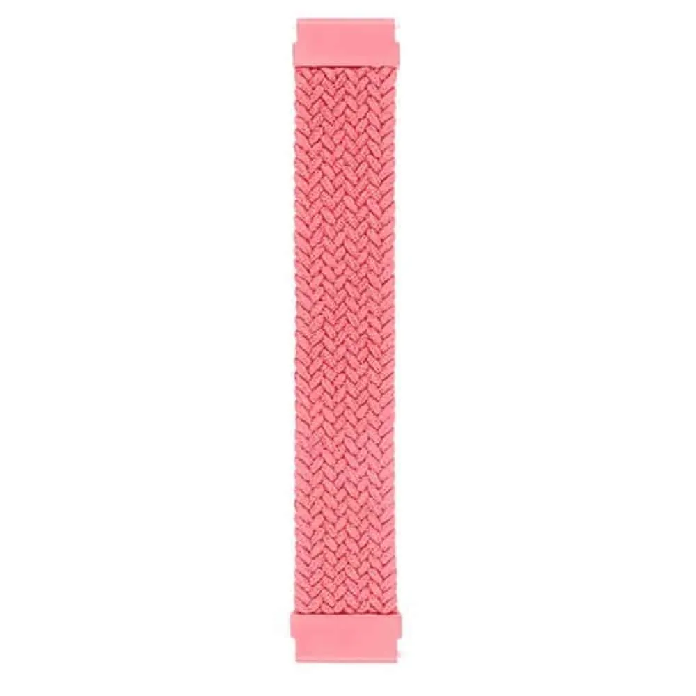 20mm PinFit Braided Elastic Loop Strap - Pink, M
