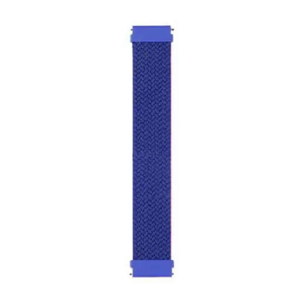 22mm PinFit Braided Elastic Loop Strap - Navy, S