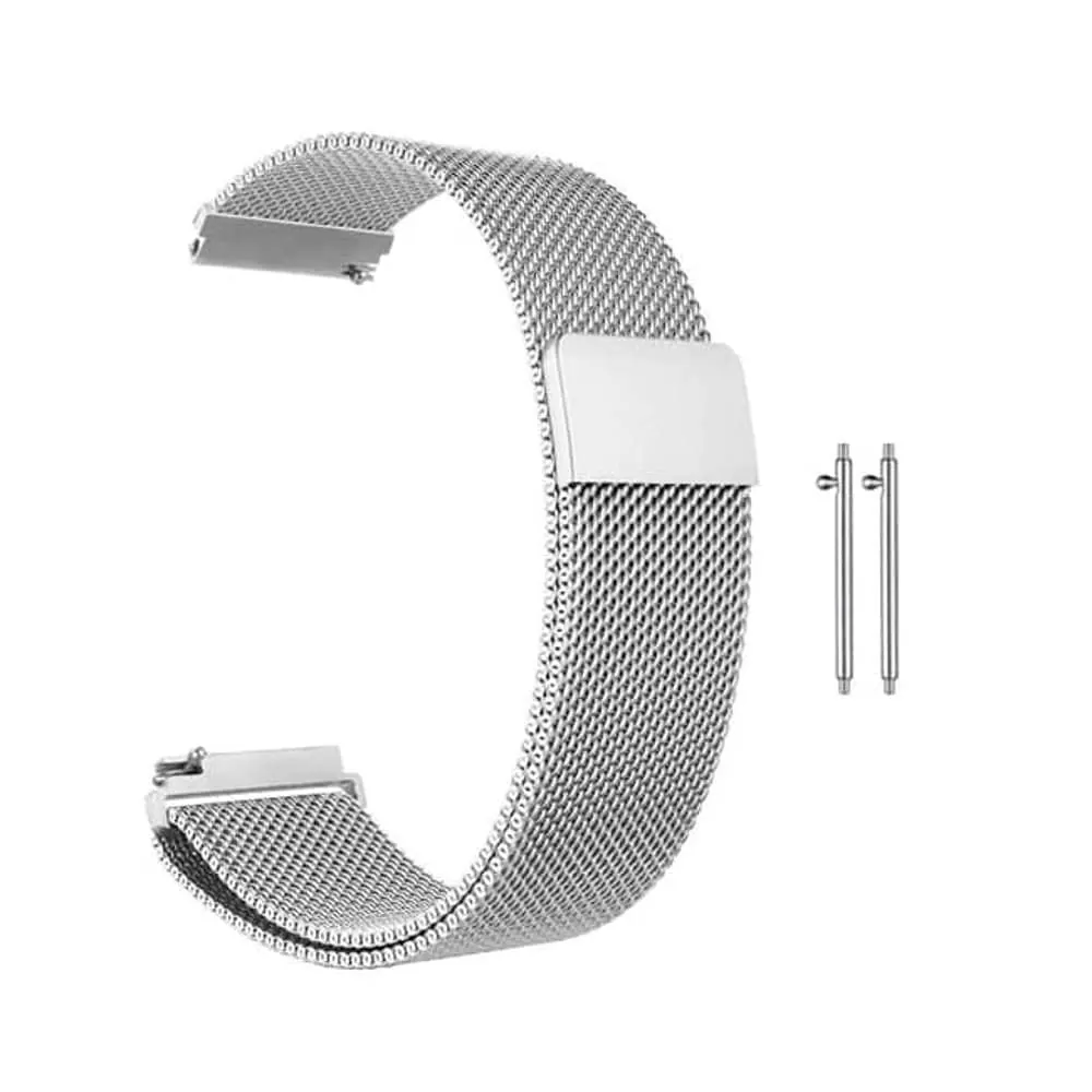 22mm Milanese Strap for Samsung Gear S3 Frontier - Silver