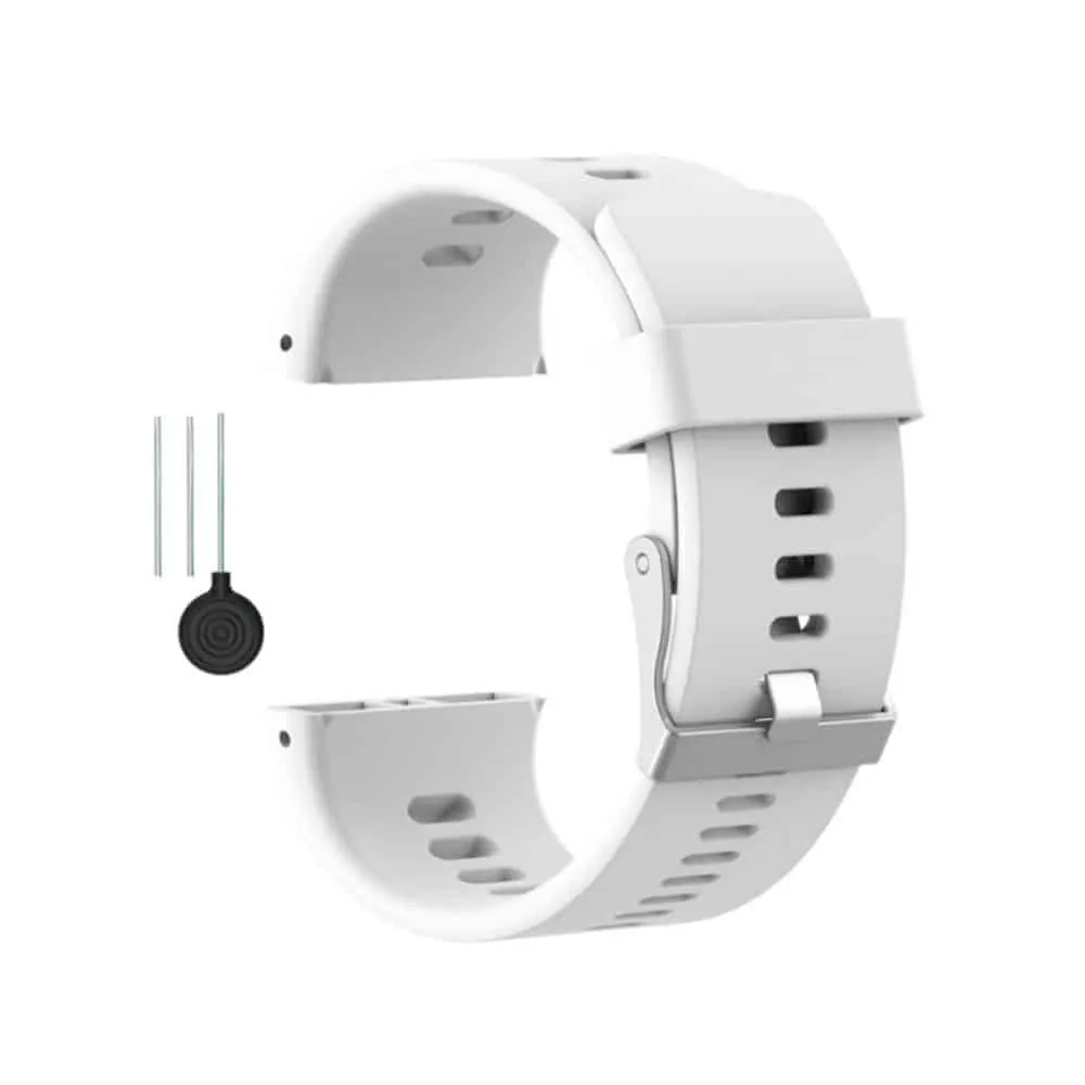 Silicone Strap for Polar V800 GPS-White