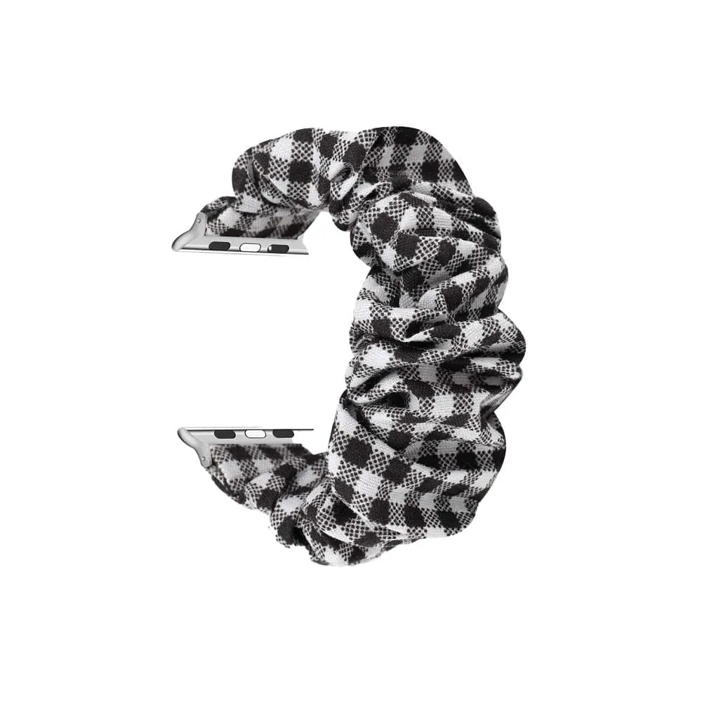 Scrunchie Strap Compatible with 38/40/41mm Apple Watch- Plaid