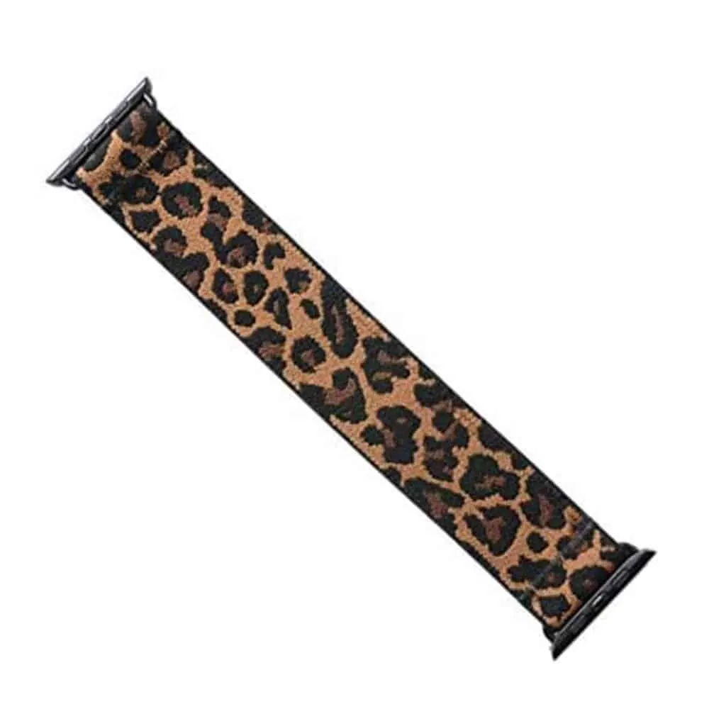 42/44/45/49mm Apple Watch nylon strap - Leopard (M-L)
