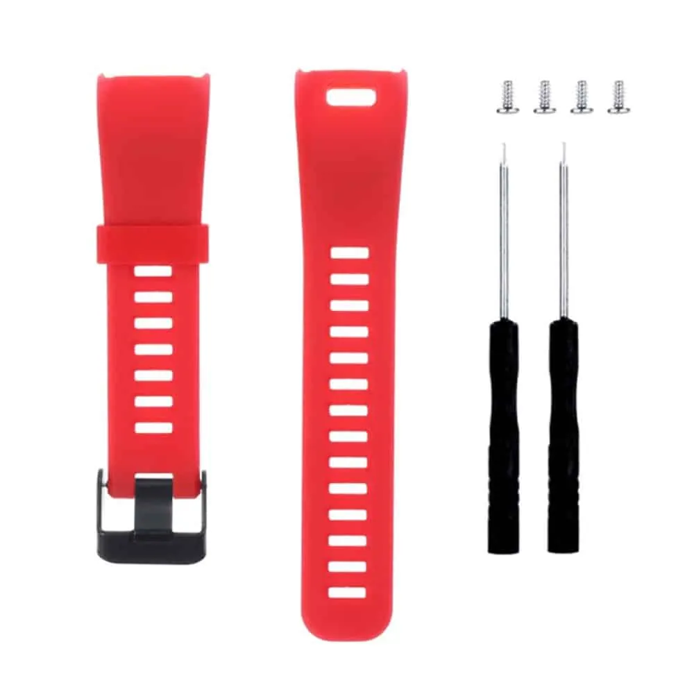 Silicone Strap for Garmin Vivosmart HR- Red
