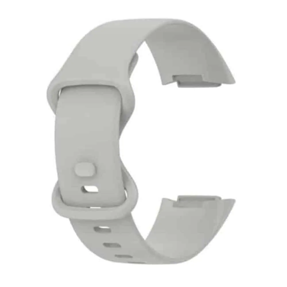 Fitbit Charge 5 Replacement Silicone Strap (M/L)- Grey