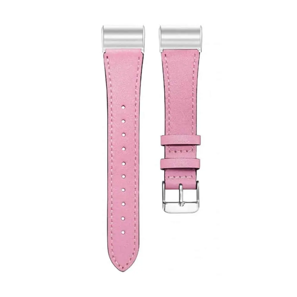 Leather Strap for Fitbit Alta/Fitbit Alta HR/Fitbit Ace- Pink