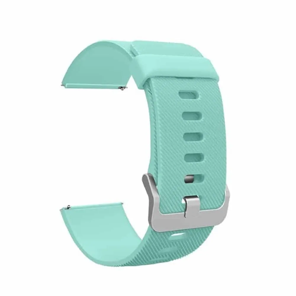 22mm Quick Release Silicone Strap - Frost Green