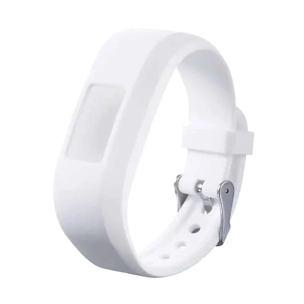 Silicone Strap for Garmin Vivofit 3 M/L -White
