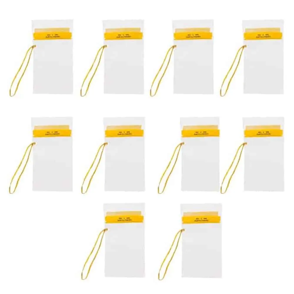 Navstar Splash Proof Phone Tablet Document Zipper Pouch- 15 x 103 cm- x10