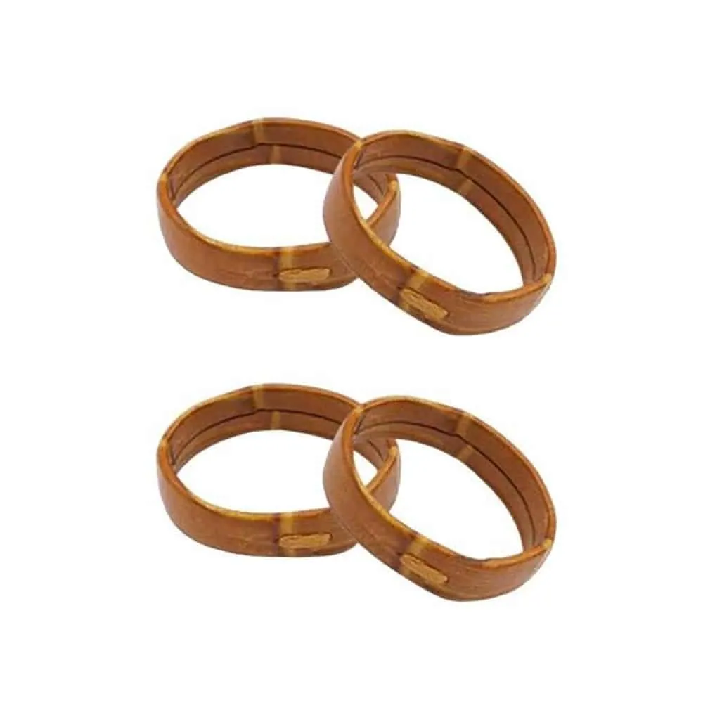 24mm PinFit Leather Strap Saver Loop Keeper - Light Brown