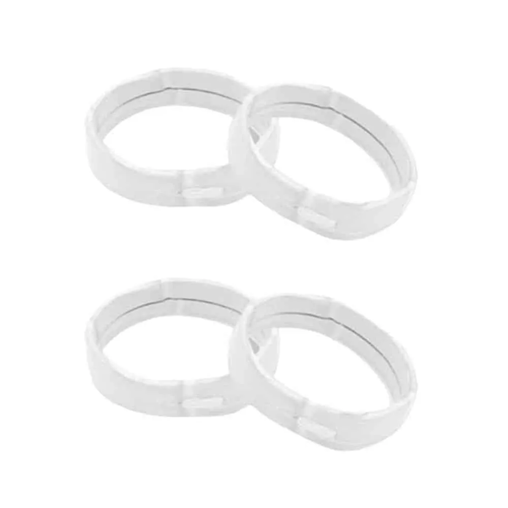 24mm PinFit Leather Strap Saver Loop Keeper - White
