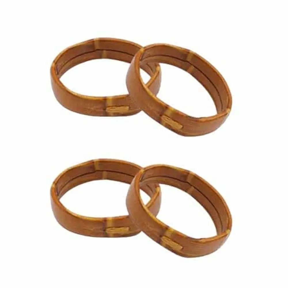 26mm PinFit Leather Strap Saver Loop Keeper - Light Brown