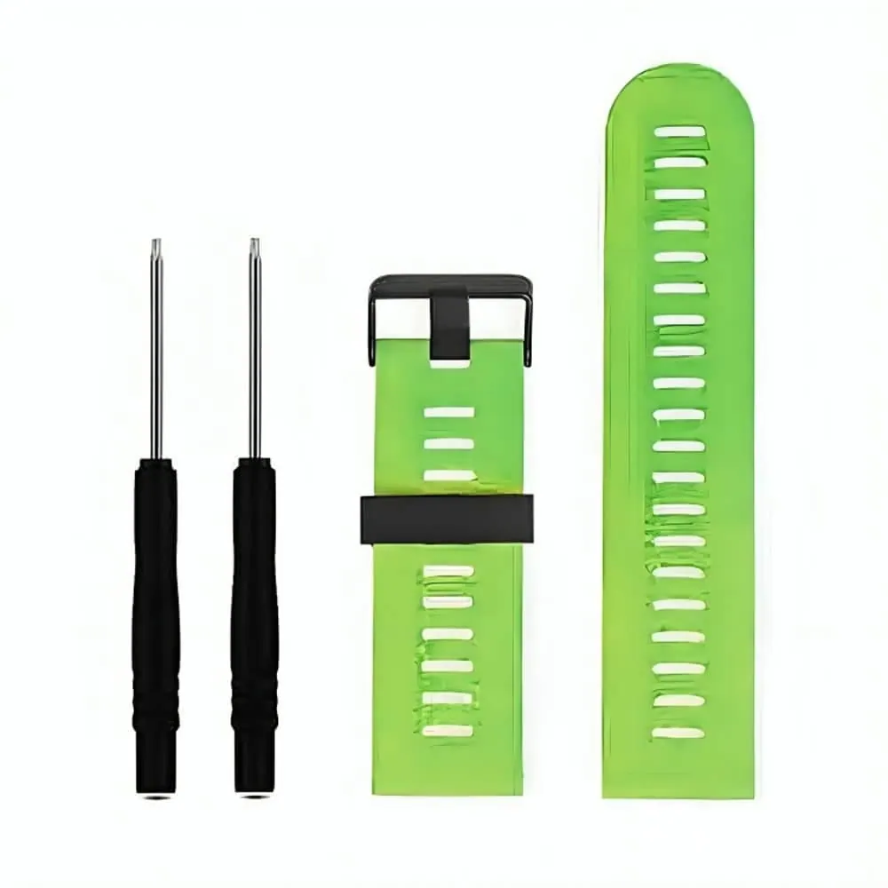26mm PinFit Silicone Strap - Green