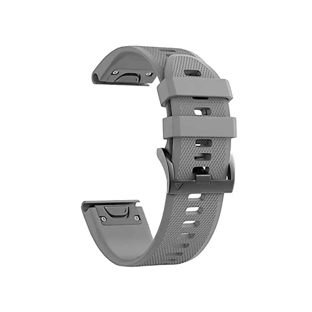 20mm EasyFit Silicone Strap for Garmin - Grey