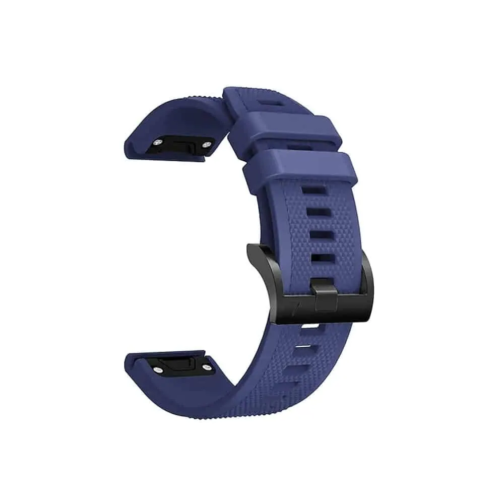 20mm EasyFit Silicone Strap for Garmin - Navy Blue