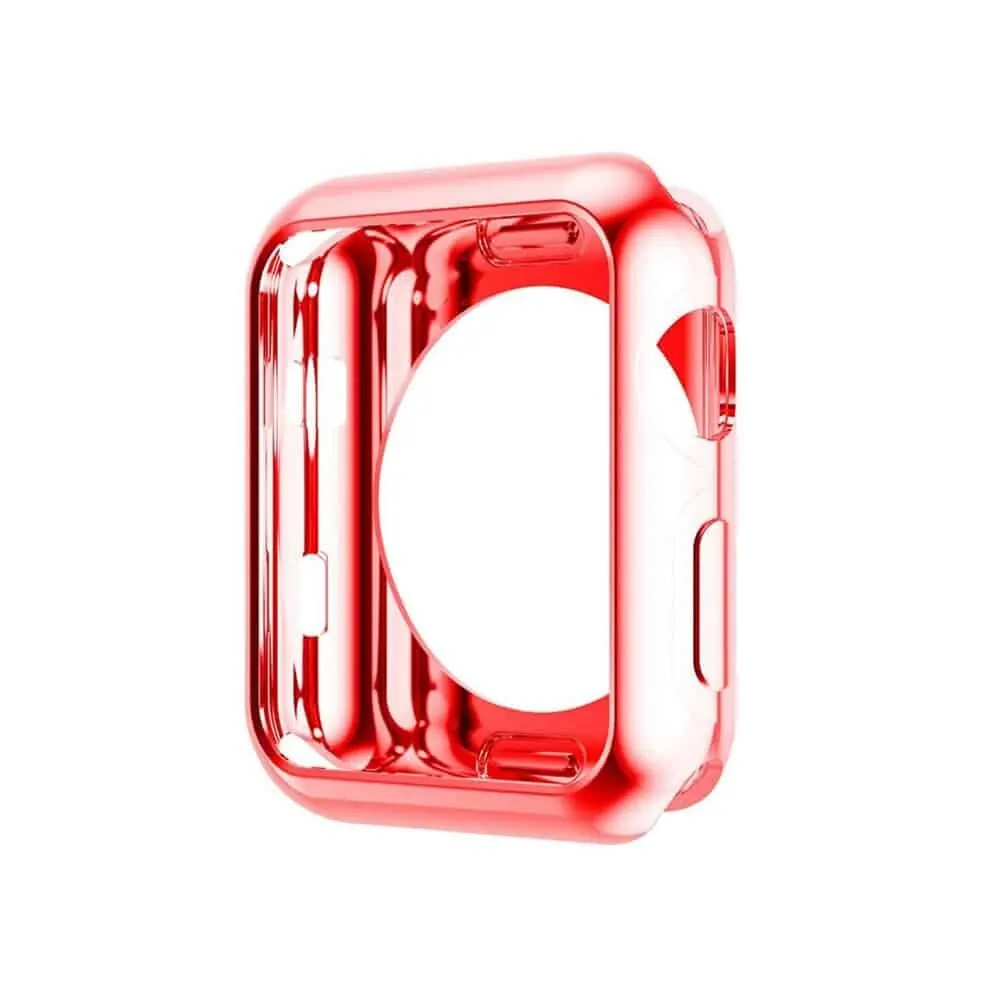 Ant-Scratch Protective TPU Case for 38mm Apple Watch- Red
