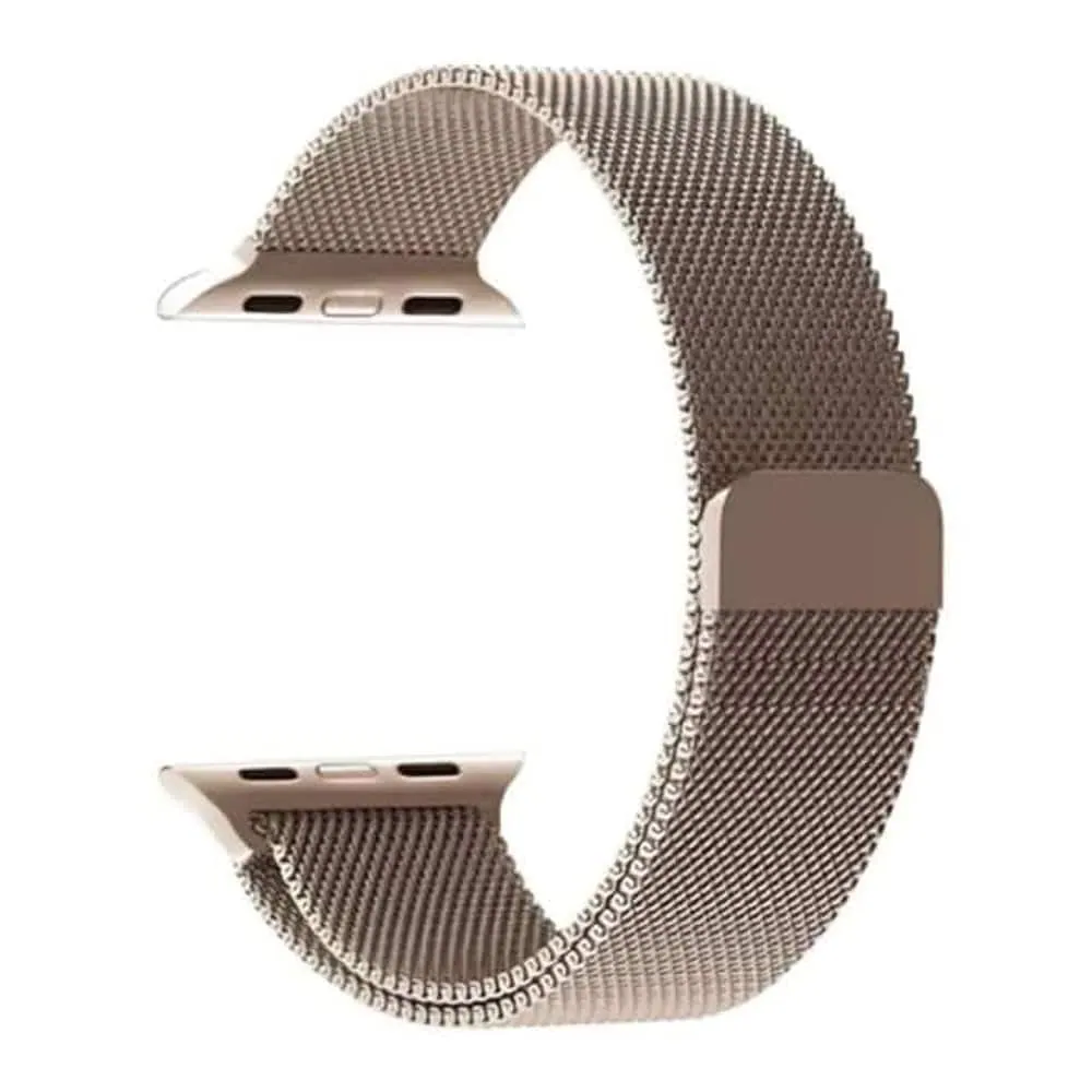 38/40/41mm Apple Watch Milanese steel strap - Retro gold