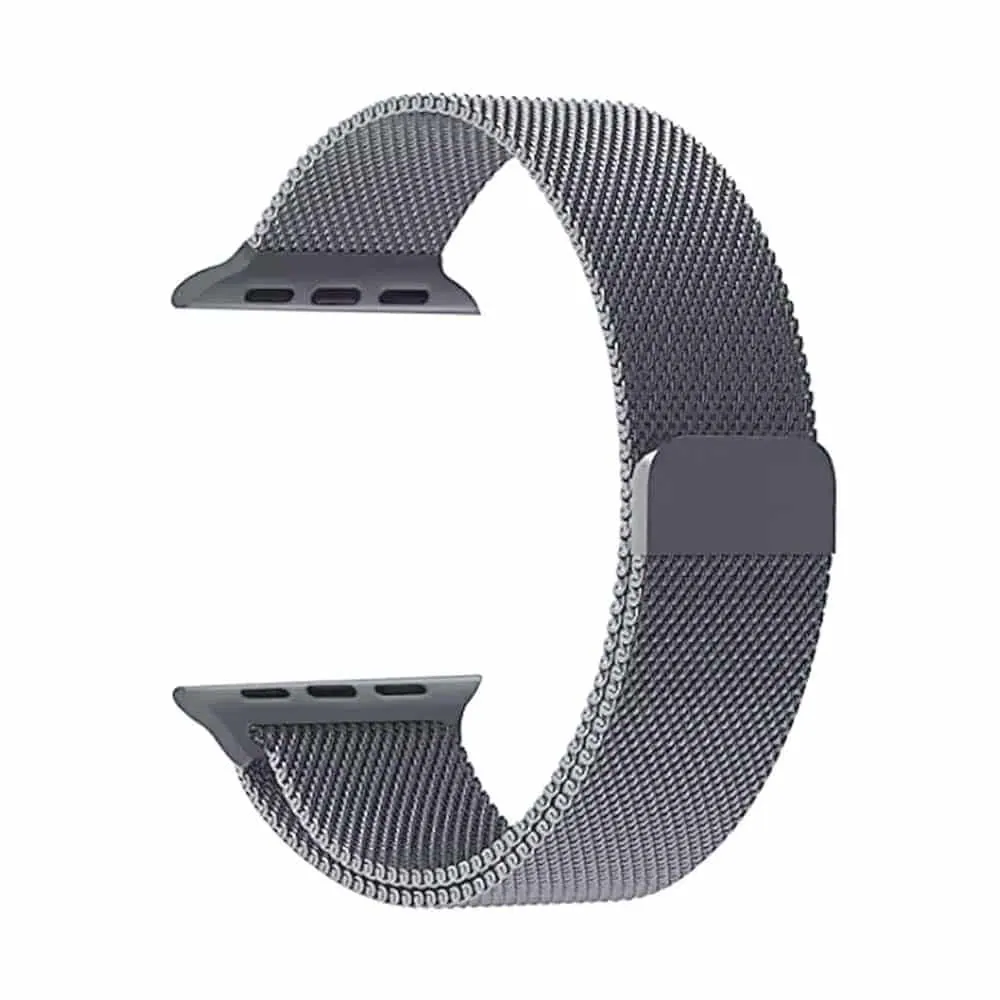 38/40/41mm Apple Watch Milanese steel strap - Space grey