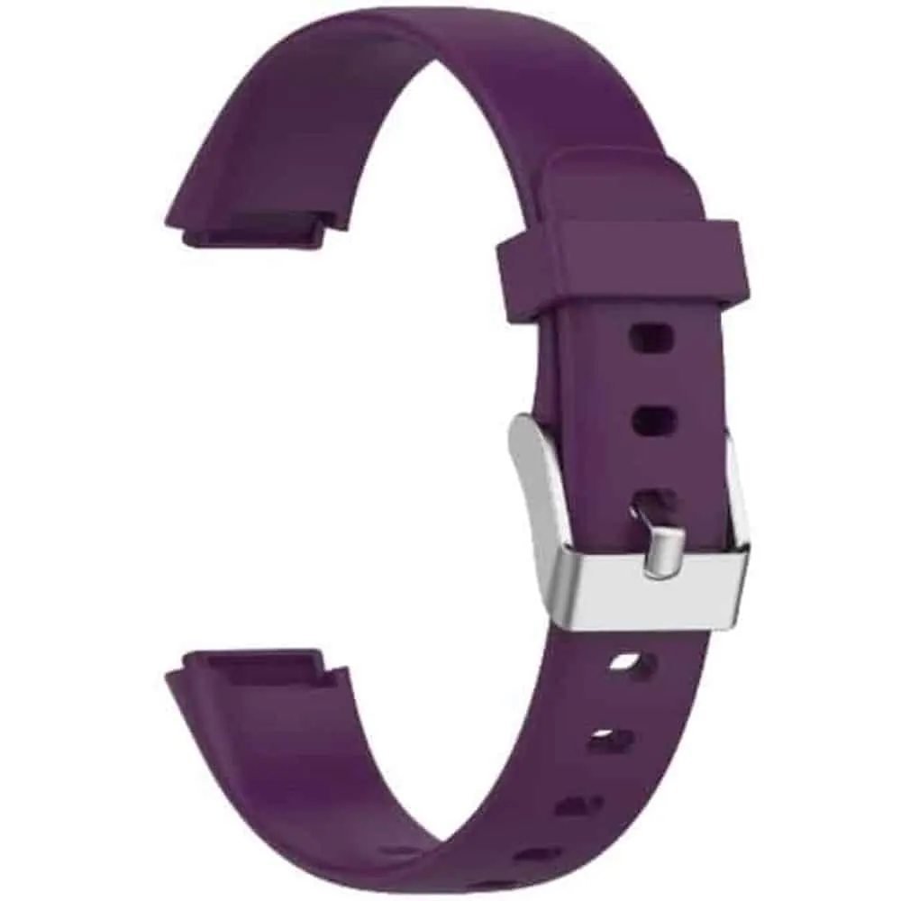 Silicone Strap Compatible with Fitbit Luxe - Purple - S-M