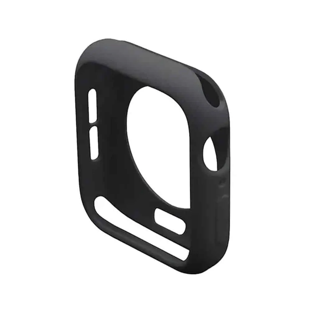 Silicone Protective Case for 38mm Apple Watch- Black