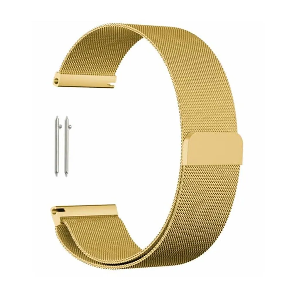 20mm Milanese Loop Strap for Samsung Galaxy Watch - Gold