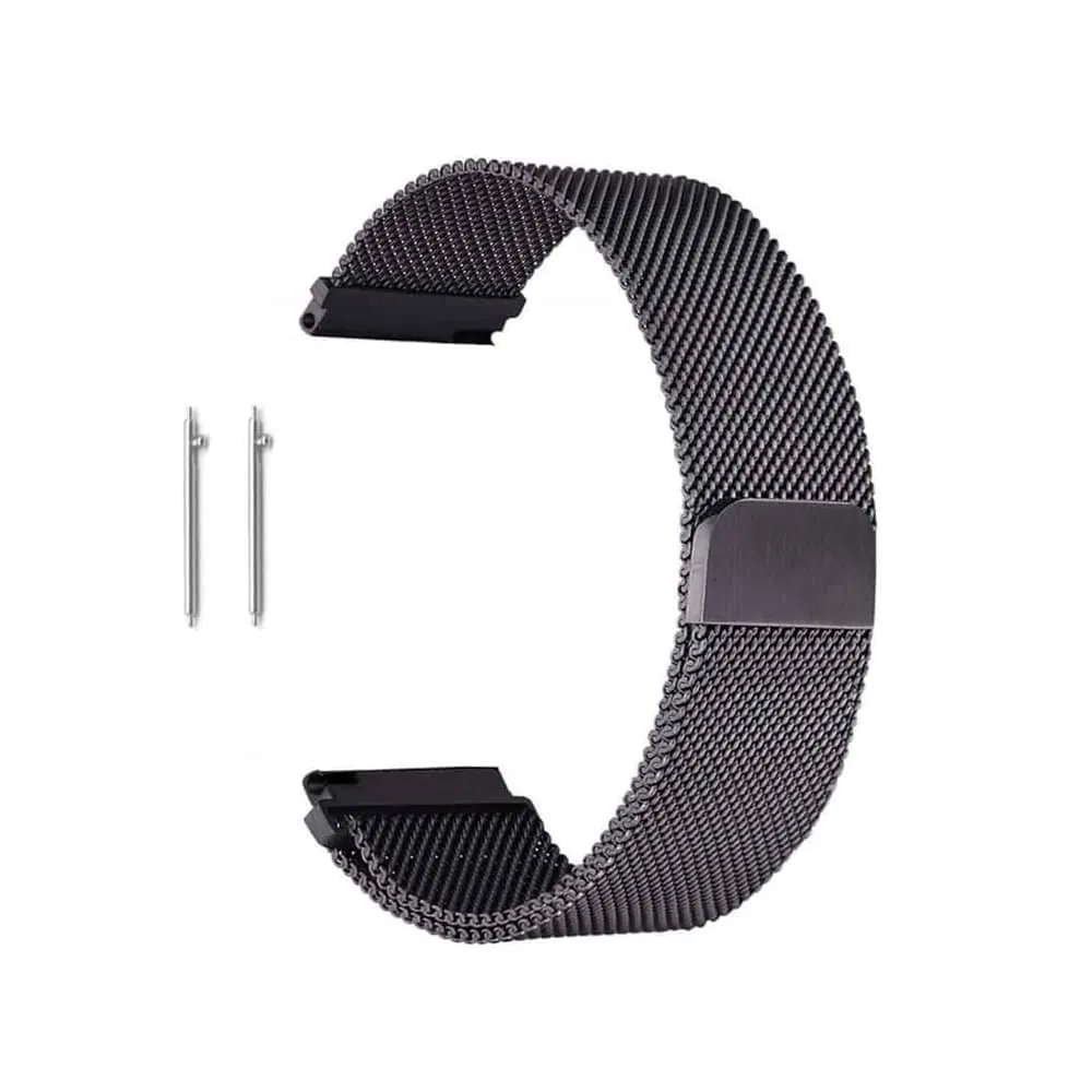 Samsung Galaxy Watch stainless-steel Milanese strap - Black