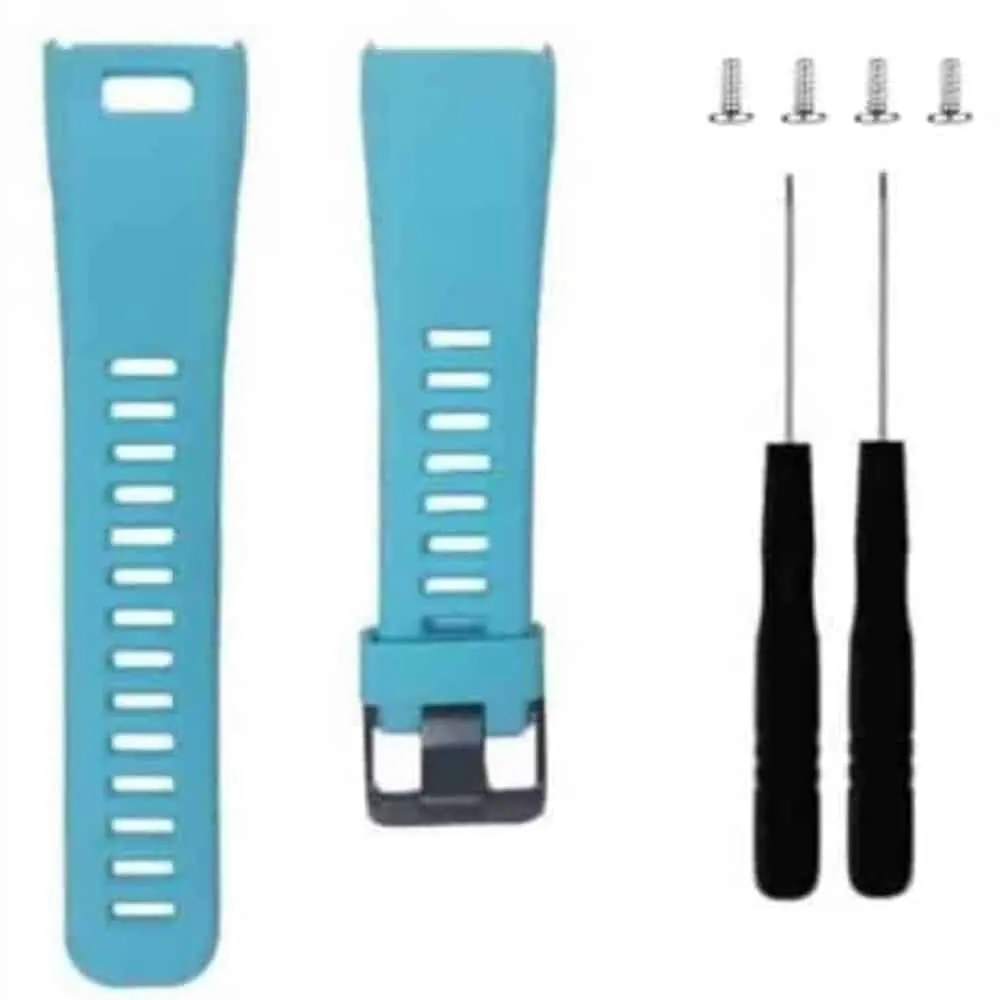 Replacement Silicone Strap for Garmin Vivosmart HR - Light Blue
