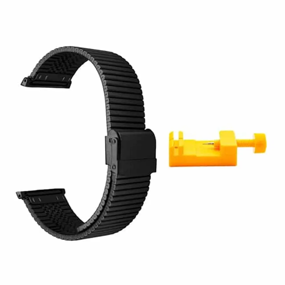 Stainless steel strap for 38/40/41mm Apple Watch - Black + Link removal tool