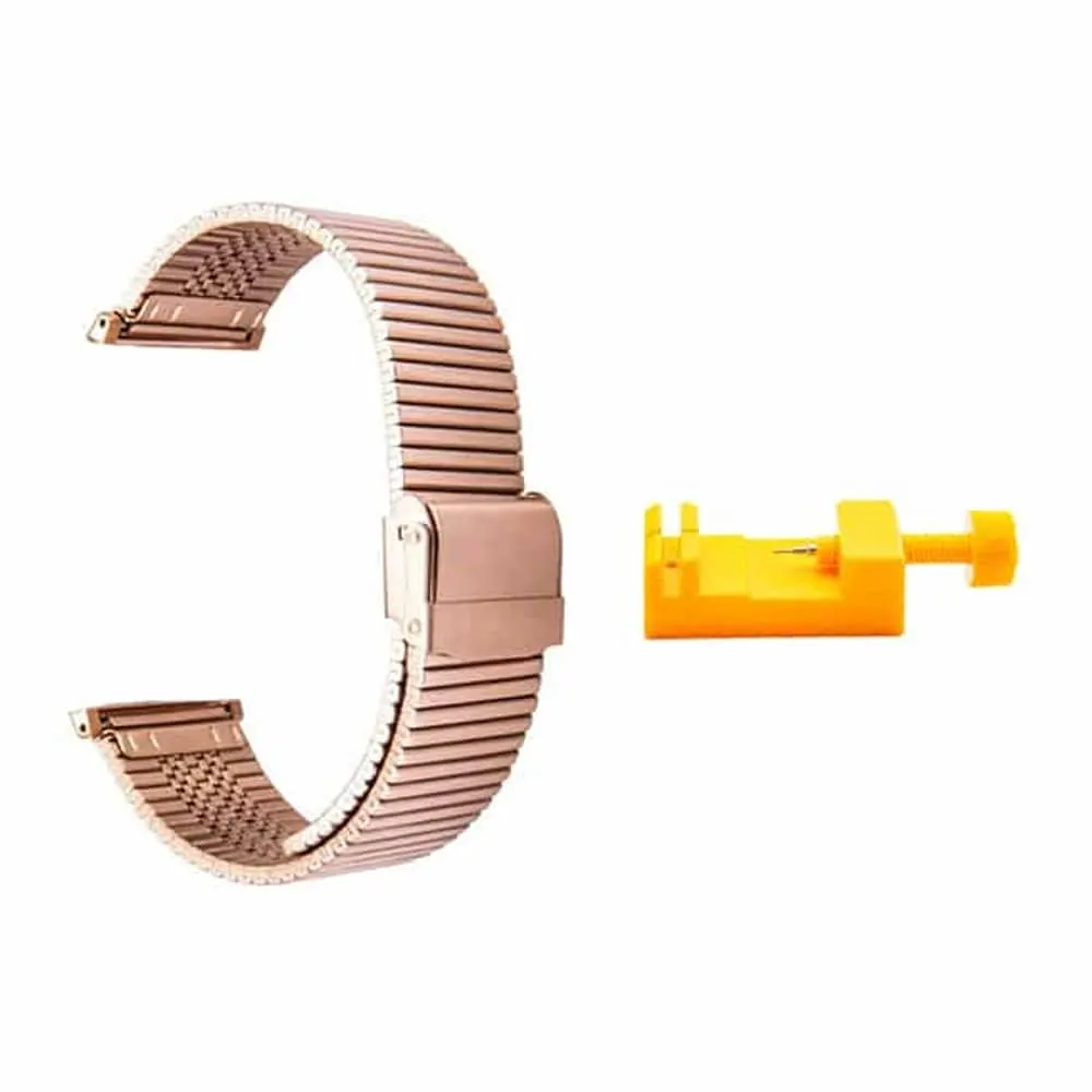 Stainless steel strap for 38/40/41mm Apple Watch - Rose Gold+ Link removal tool