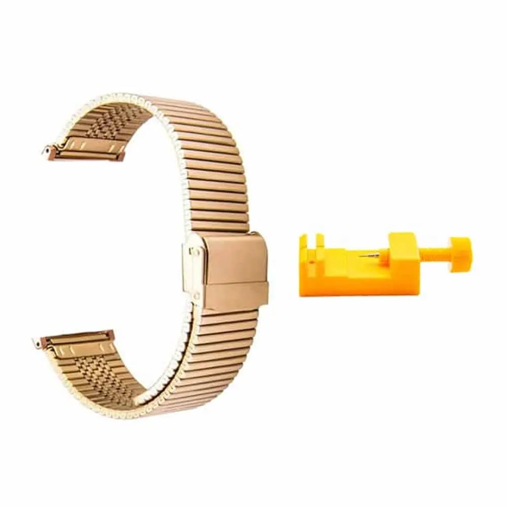 Stainless steel strap for 42/44/45/49mm Apple Watch - Gold + Link removal tool