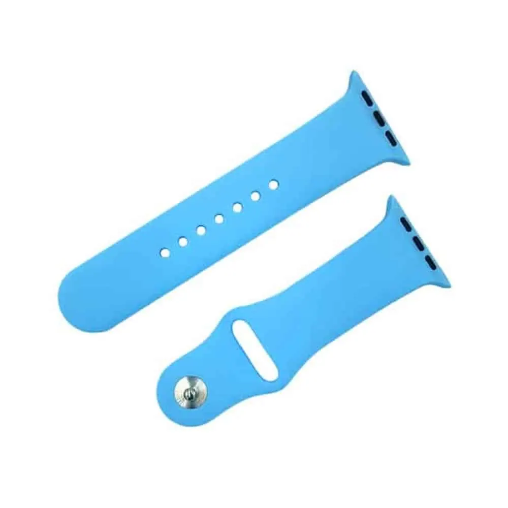 Silicone Strap for 42/44/45/49mm Apple Watch (S/M) - Blue