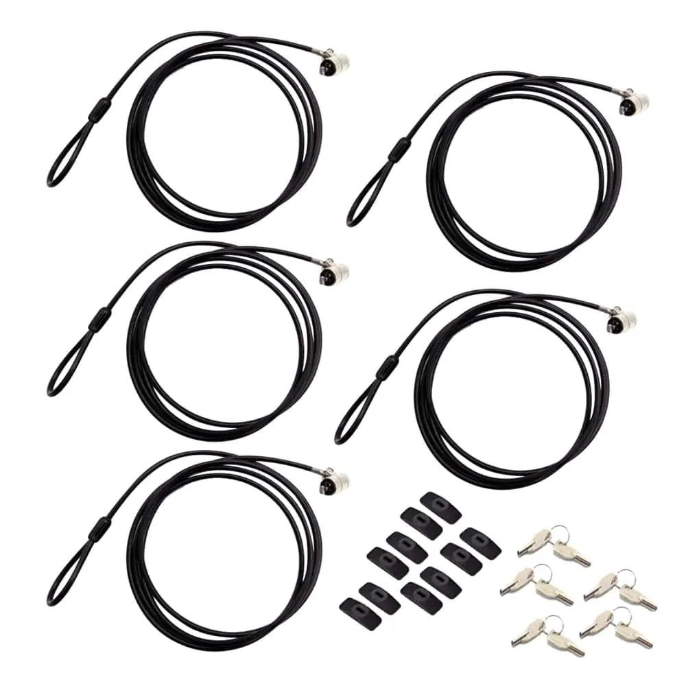Anti-Theft Hardware Cable Lock- PC, Laptop, Tablet & Phone x5