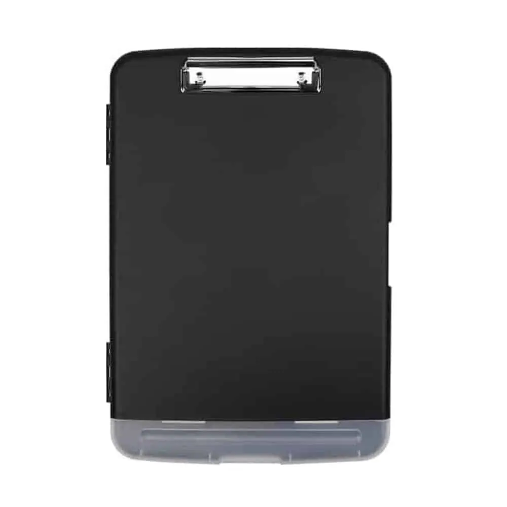 A4 Document Binder Clipboard- Pen Holder & Storage Compartment