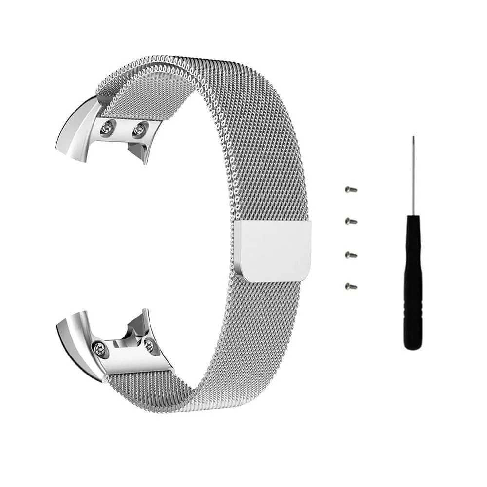 Stainless Milanese Strap for Garmin Vivosmart HR - Silver