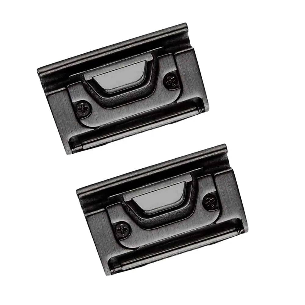 20mm EasyFit Steel Adapter Connectors for Garmin - Black