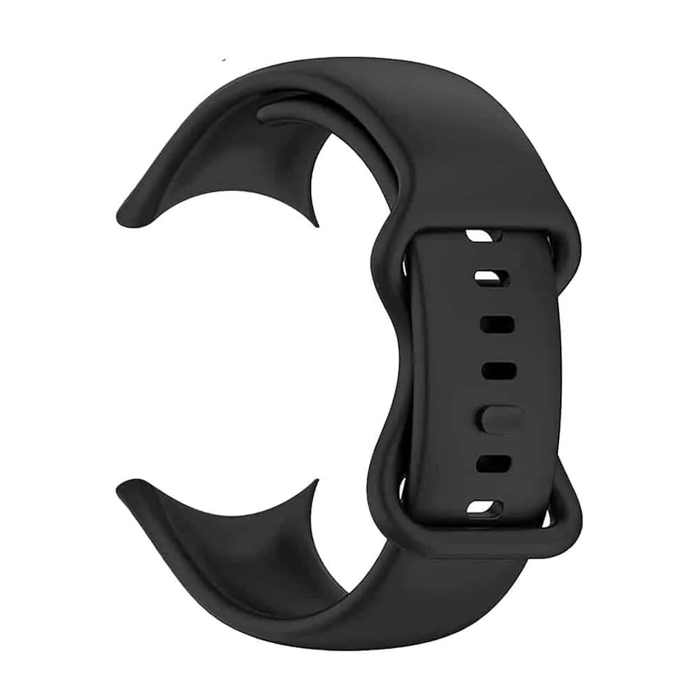 Silicone Strap for Google Pixel Watch 1- Black- S/M