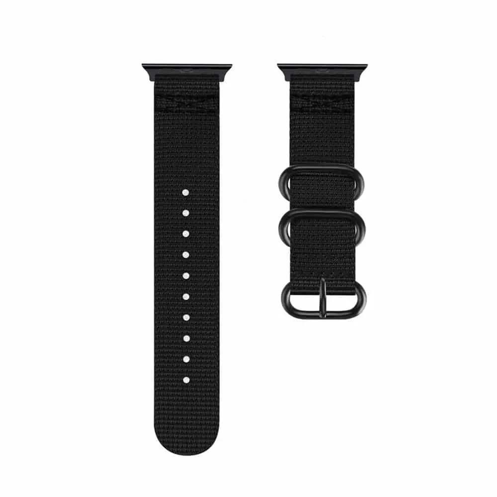 38/40/41mm Apple Watch nylon strap - Black