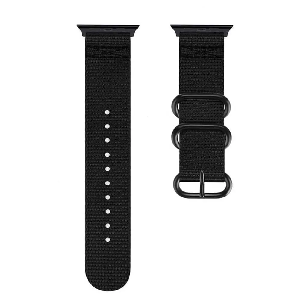 42/44/45/49mm Apple Watch nylon strap - Black