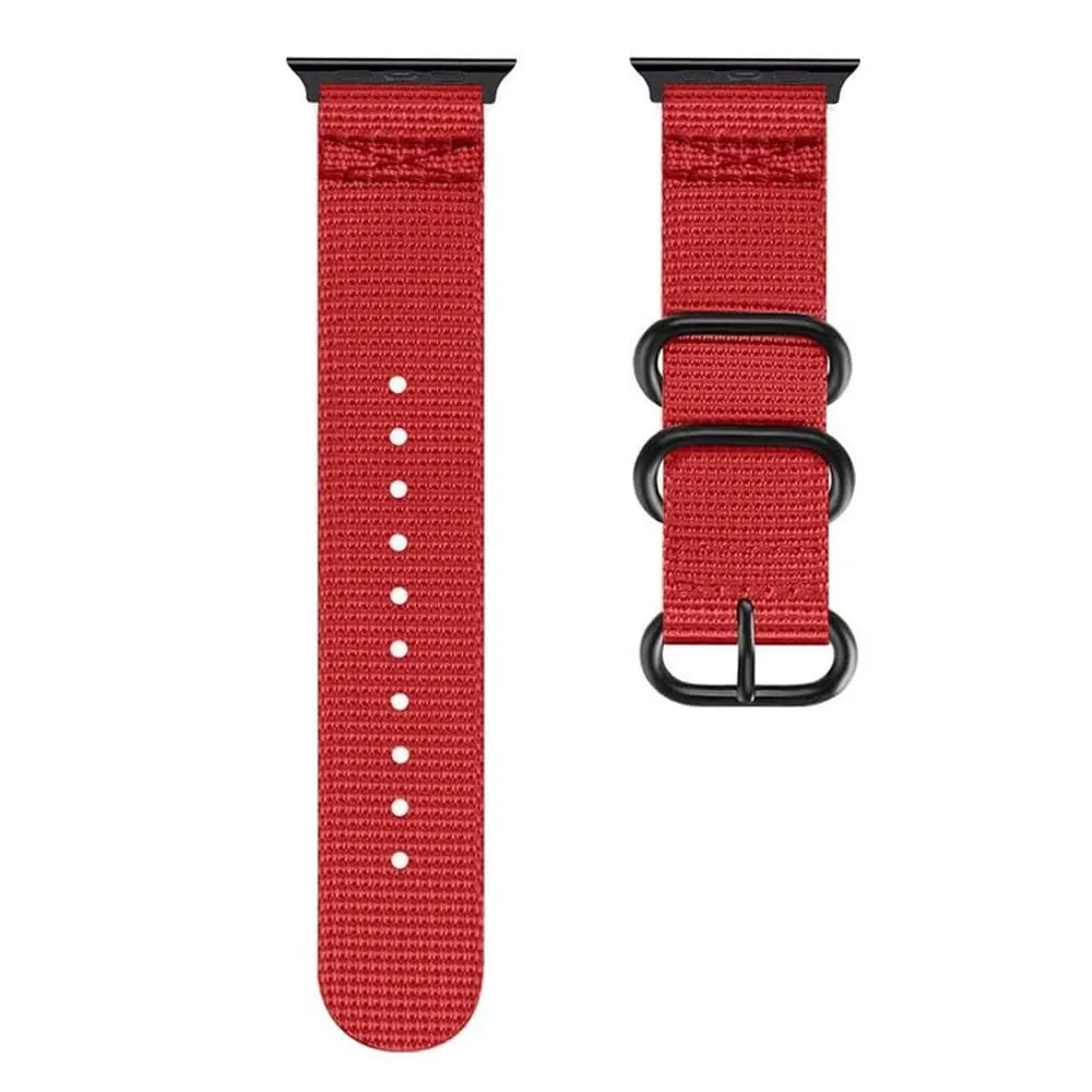 42/44/45/49mm Apple Watch nylon strap - Red