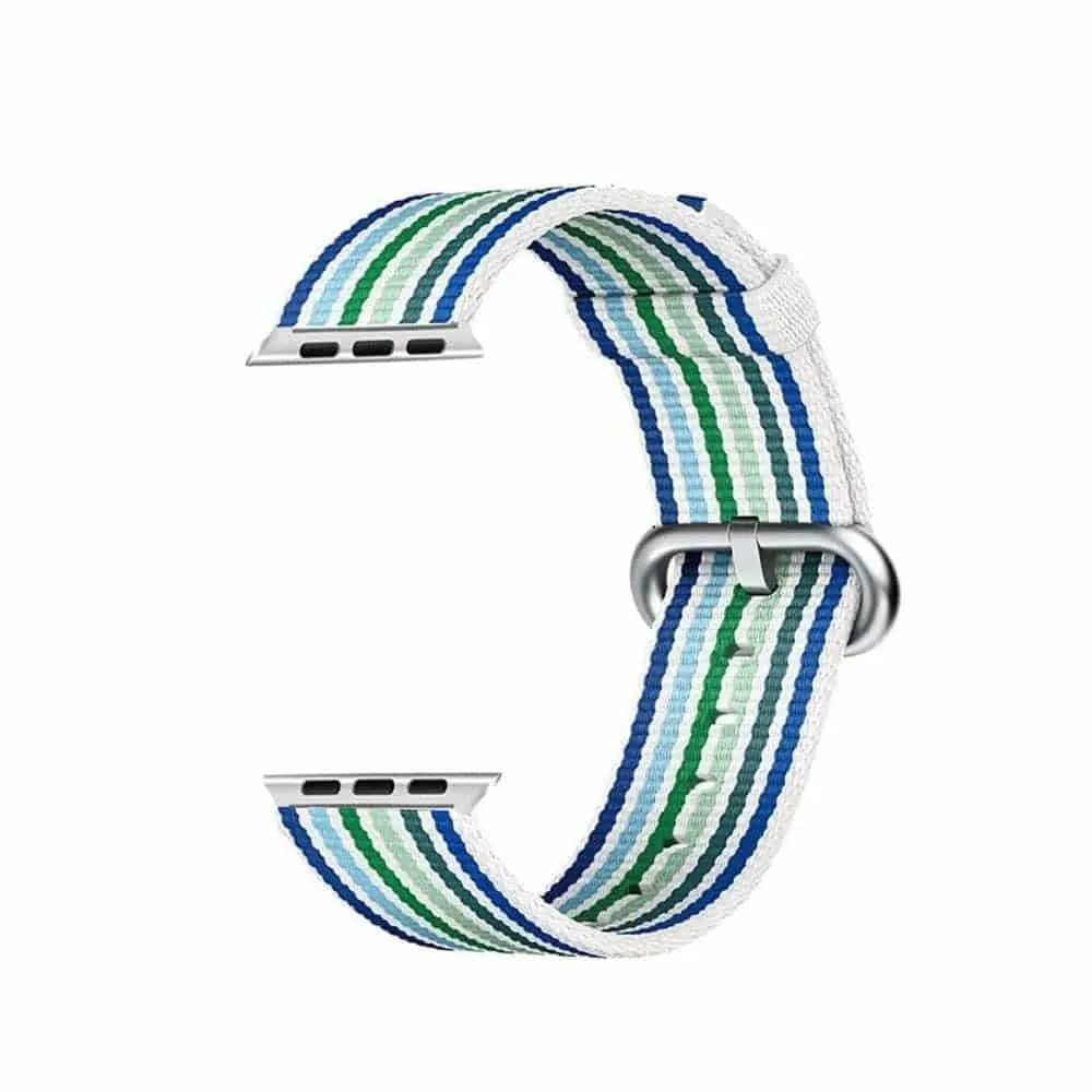 Nylon Strap for 38/40/41mm Apple Watch - Navy Green