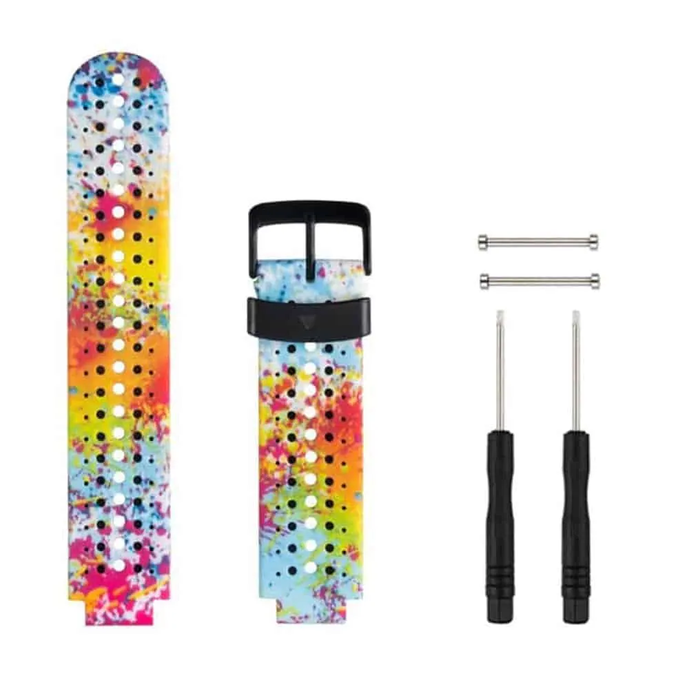 Silicone Strap for Garmin Forerunner 220/ 230/ 235/ 620/ 735- Painting