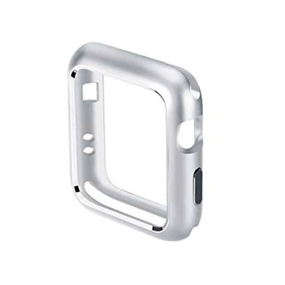 Magnetic Aluminum Protective Case for 38MM Apple Watch - Silver