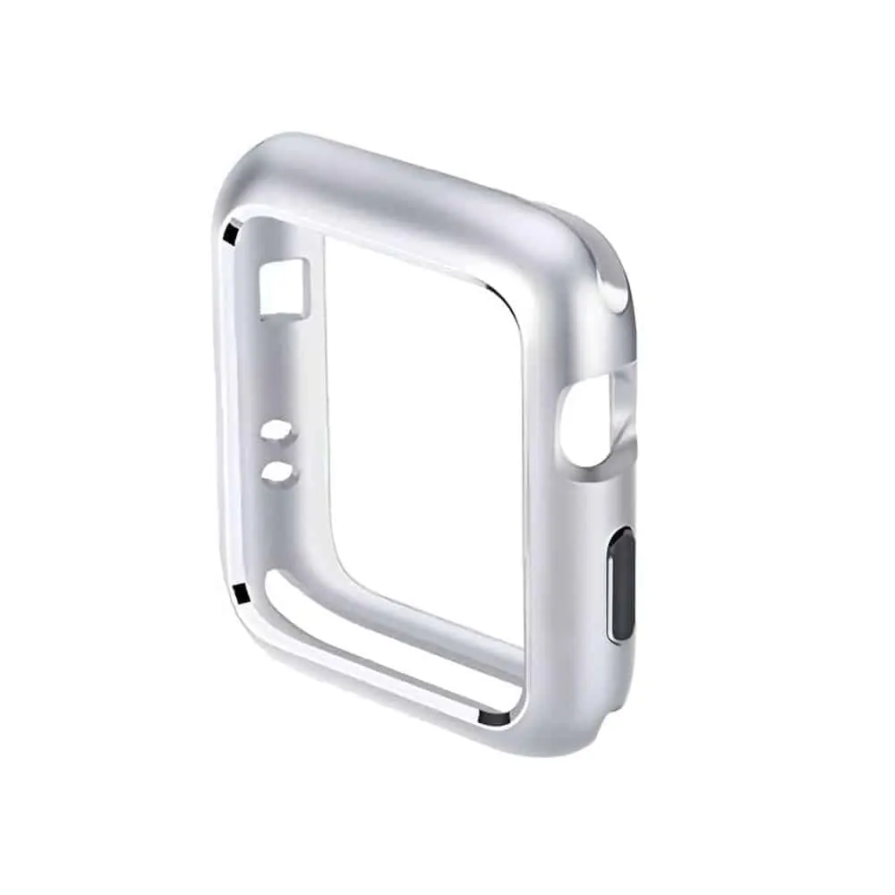Magnetic Aluminum Protective Case for 42MM Apple Watch - Silver