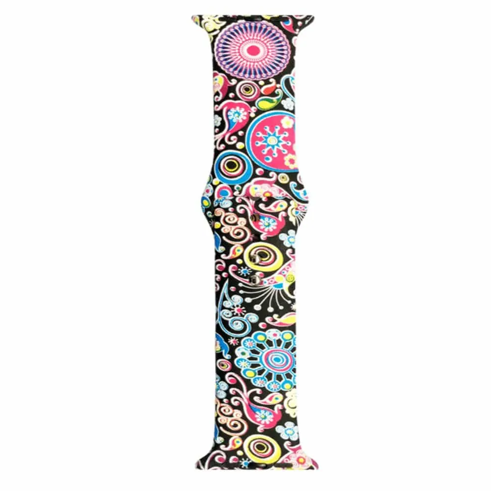 Flower Silicone Strap for 38/40/41mm Apple Watch- S/M